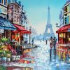 Tranh sơn dầu phong cảnh Paris tsd328