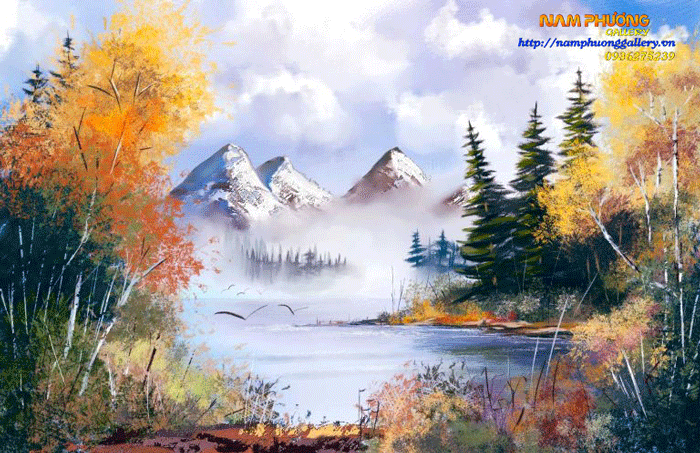 Những Đặc Điểm Riêng Của Tranh Phong Cảnh Núi Rừng Tây Bắc  Siêu thị tranh  sơn dầu Minh Hưng