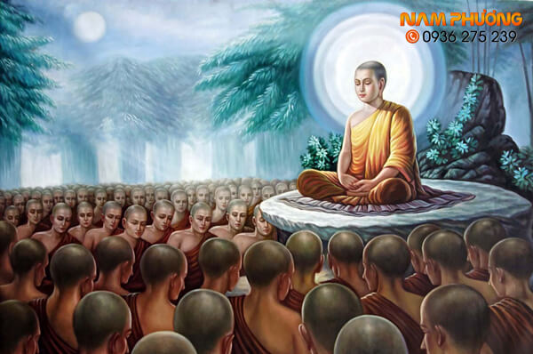 Tranh Vẽ Phật Thích Ca - Siêu Thị Tranh Sơn Dầu Minh Hưng