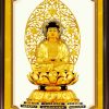 Tranh A Di Đà Phật ngồi tp043