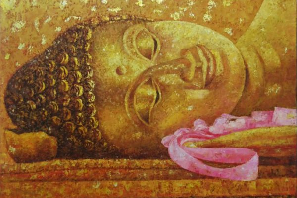 Tranh Phật Bổn Sư Thích Ca (tranh nằm) TP031