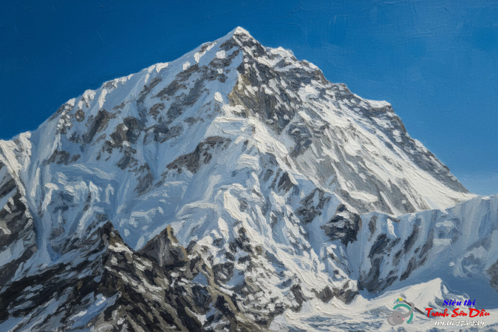 Tranh sơn dầu Đỉnh Everest