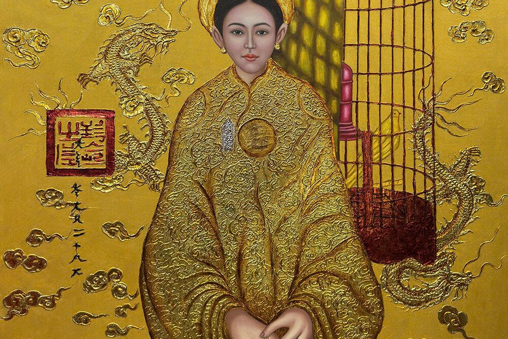 Tranh sơn dầu Nam Phương Hoàng Hậu STT714